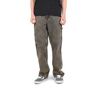 Vans Jeans Carpenter Loose Acid Wash Bay Leaf Verde Selvatico - Cotone