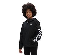 Vans Kastle Classic Windbreaker, giacca Bambina, Black-White,