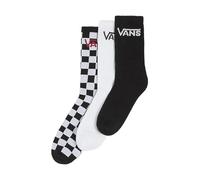Vans Kids Classic Crew - Calzini da bambino, confezione da 3, colore: Nero/Bianco