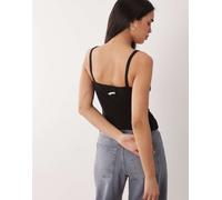 Vans - Kiki - Top senza maniche nero con spalline sottili XXS