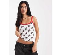 Vans - Kiki - Top senza maniche rosso racing S