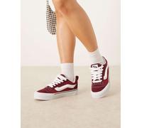 Vans - Knu Skool Colour Theory - Sneakers color bordeaux in due tonalità-Rosso 43