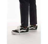Vans - Knu Skool - Sneakers in pelle scamosciata di suino verde oliva 37