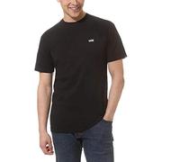 Vans Left Chest Logo Tee Maglietta, Nero (Black/White Melange), S Uomo