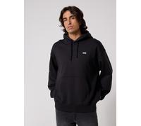 Vans - Felpa con cappuccio - Left Chest Pullover Black per Uomo in Cotone - Taglia S - Nero