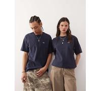 Vans - Left Chest - T-shirt oversize blu navy scuro con logo XS