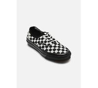 Vans Authentic - Sneakers nere e bianche a scacchi con suola nera-Nero 38.5
