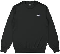 Vans - Maglia a maniche lunghe in pile - Salton FT Crew Black per Uomo - Taglia S - Nero