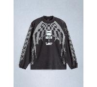 Vans - Maglietta a maniche lunghe Act Of Disagreement Hazard, Uomo, Nero, Taglia: M