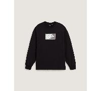 Vans - Original Standards Blocked Box LS BLACK/DRIZZLE VN000PFF2B61 Nero - Abbigliamento L Nero