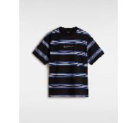 Vans - Maglietta a righe Mesa, Uomo, Nero, Taglia: XS