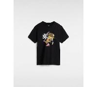 Vans - Maglietta Bambino/a Pizza Me (8-14 anni), Nero, Taglia: M