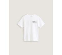 Vans - Maglietta Bambino/a Racing Flames (8-14 anni), Bianco, Taglia: S