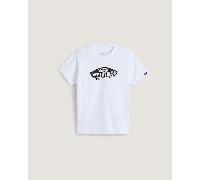 Vans - Maglietta Bambino/a Style 76 (2-8 anni), Bianco, Taglia: 6-7A