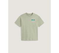 Vans - Maglietta Barb Plate Loose, Uomo, Verde, Taglia: S