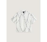 Vans - Maglietta Camp con stampa Van Doren, Uomo, Bianco, Taglia: M