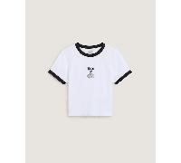 Vans - Maglietta Cherry Bom Ringer, Donna, Bianco, Taglia: L