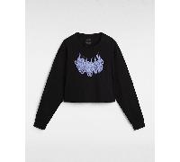 Vans - Maglietta corta a maniche lunghe Hot Links Relaxed, Donna, Nero, Taglia: XL