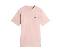Vans Maglietta da donna a maniche corte con logo sul petto sinistro, Rosa seppia, S