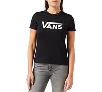 Vans Drop V SS Crew Maglietta, Nero, L Donna