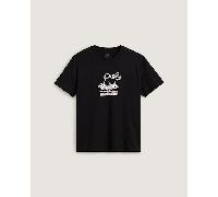 Vans - Maglietta Down The Rabbit Hole, Donna, Nero, Taglia: XXS