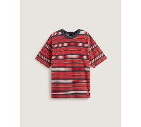 Vans - Piqué - Maglia a righe rosso racing XL