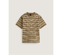 Vans - Maglietta in maglia a righe Ringer, Uomo, Beige, Taglia: L