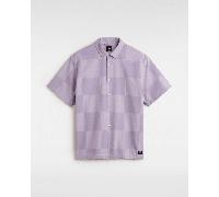 Vans - Maglietta Kessler Checkerboard, Uomo, Viola, Taglia: M