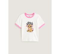 Vans - Maglietta Puppy Ringer, Donna, Bianco, Taglia: S