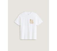 Vans Stretch Stack Crackle Short Sleeve T-shirt Bianco L Uomo
