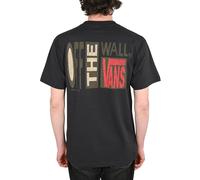 Vans Maglietta T-Shirt Stretch Stack Crackle Manica Corta - Nero