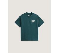 Vans - Maglietta World Tour Loose, Uomo, Verde, Taglia: M