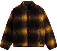 Vans - Maglione da uomo con zip in sherpa - Heights Sherpa Full Zip Black/Herritage Mustard per Uomo - Taglia M - Nero