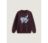 Vans - Maglione Mirror V Loose, Uomo, Blu, Taglia: M