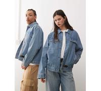 Vans - McAvoy Station - Giacca in denim blu slavato 2XL