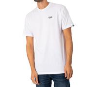 Vans Mini Script, T-shirt Uomo, White-Black WHT1, S