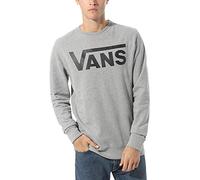 Vans Mn Classic Crew II Felpa, Grigio (Cement Heather-Black Ady), S Uomo