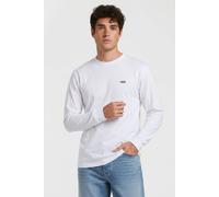 Vans Mn Left Chest Hit Ls White/black Taglia: S | Maglie a manica lunga Outlet | Uomo | Bianco