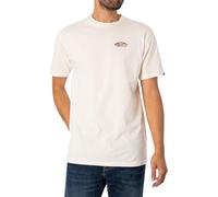 Vans off The Wall Block Fill SS Crew Tee-B T-Shirt, Bianco, S, Bianco, S