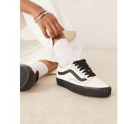 Vans - Old Skool Creeper - Sneakers bianco sporco e nere 36
