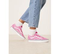 Vans - Old Skool EK - Sneakers con tomaia in maglia rosa acceso a scacchi 42.5