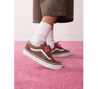 Vans - Old Skool - Sneakers marroni e rosa-Marrone 40.5
