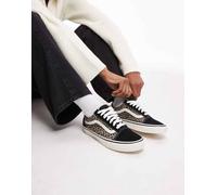 Vans - Old Skool - Sneakers nere e leopardate-Nero 43