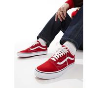 Vans - Old Skool - Sneakers rosse e bianche-Bianco 39