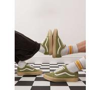 Vans - Old Skool - Sneakers verdi con suola in para-Verde 40.5