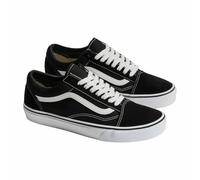 Vans Old Skool (Suede/Canvas), Sneaker Unisex - Adulto, Nero Black White, 38 EU Stretta