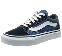 Scarpe Vans Old Skool junior blu navy bianche - 28