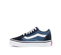 Vans Old Skool (Suede/Canvas), Sneaker Unisex - Bambini e ragazzi, Blu Navy True White, 34 EU