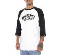 Vans Otw Raglan - Maglietta Girocollo Uomo Bianca / Nera