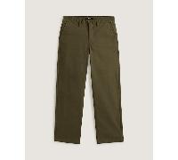 Vans - Pantaloni chino dritti Authentic, Uomo, Verde, Taglia: 38